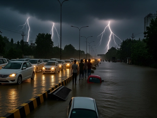 Heavy Rain Turns Delhi Dussehra Into a Wet Mess, Officials Warn of More Showers